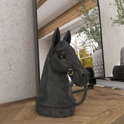 Kirkland's Home Statues & Figurines-Horse Head Statue, 12 In.