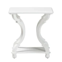 Kirkland's Home Accent & End Tables-Hourglass Wood Accent Table
