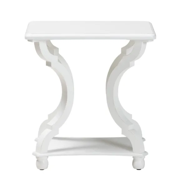 Kirkland's Home Accent & End Tables-Hourglass Wood Accent Table