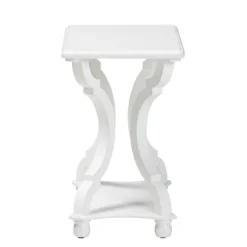 Kirkland's Home Accent & End Tables-Hourglass Wood Accent Table