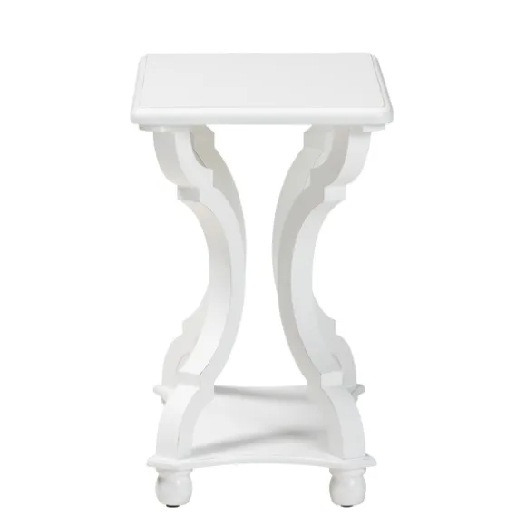 Kirkland's Home Accent & End Tables-Hourglass Wood Accent Table