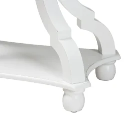 Kirkland's Home Accent & End Tables-Hourglass Wood Accent Table