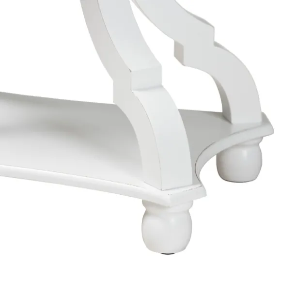 Kirkland's Home Accent & End Tables-Hourglass Wood Accent Table