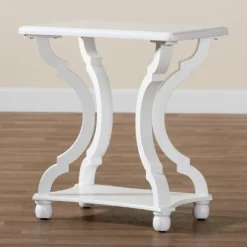 Kirkland's Home Accent & End Tables-Hourglass Wood Accent Table