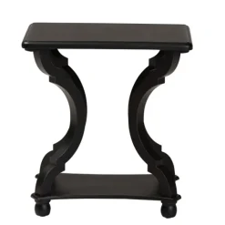 Kirkland's Home Accent & End Tables-Hourglass Wood Accent Table