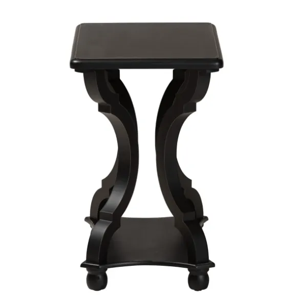 Kirkland's Home Accent & End Tables-Hourglass Wood Accent Table