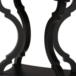 Kirkland's Home Accent & End Tables-Hourglass Wood Accent Table