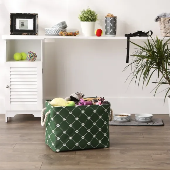 Kirkland's Home Baskets & Boxes-Hunter Paw Trellis Rectangle Basket, 16 In.