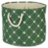 Kirkland's Home Baskets & Boxes-Hunter Paw Trellis Round Basket, 18 In.