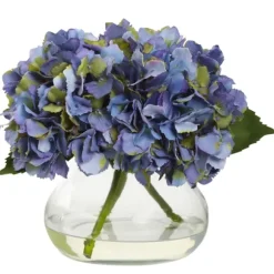 Kirkland's Home Arrangements & Greenery-Hydrangea Arrangement In Clear Vase