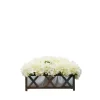 Kirkland's Home Arrangements & Greenery-Hydrangea Arrangement In Lattice Box Planter