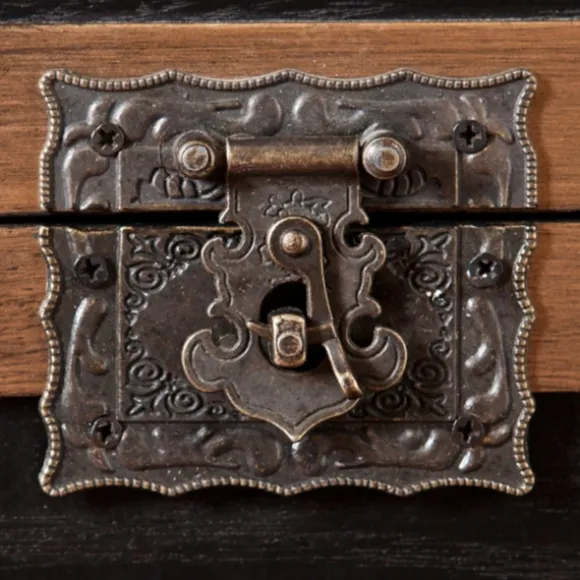 Kirkland's Home Accent & End Tables-Hypatia Travel Trunk Side Table