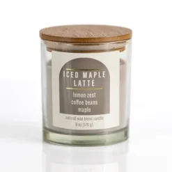Kirkland's Home Candles-Iced Maple Latte Jar Candle