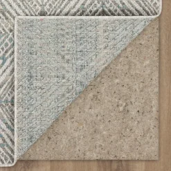 Kirkland's Home Outdoor Rugs-Ikat Diamond Light Outdoor Area Rug, 5X7