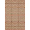 Kirkland's Home Outdoor Rugs-Ikat Diamond Sunset Outdoor Area Rug, 5X7
