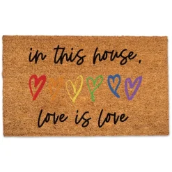 Kirkland's Home Doormats-In This House, Love Is Love Doormat