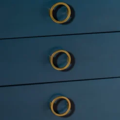 Kirkland's Home Dressers & Chests-Indigo 3-Drawer Wood Chest