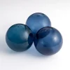 Kirkland's Home Bowl Filler-Indigo Glass Orbs, Set Of 3