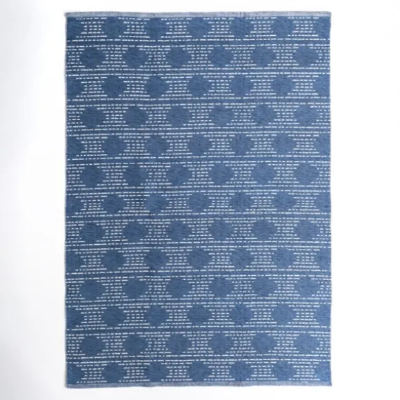 Kirkland's Home Outdoor Rugs-Indigo Shibori Outdoor Area Rug, 6X9