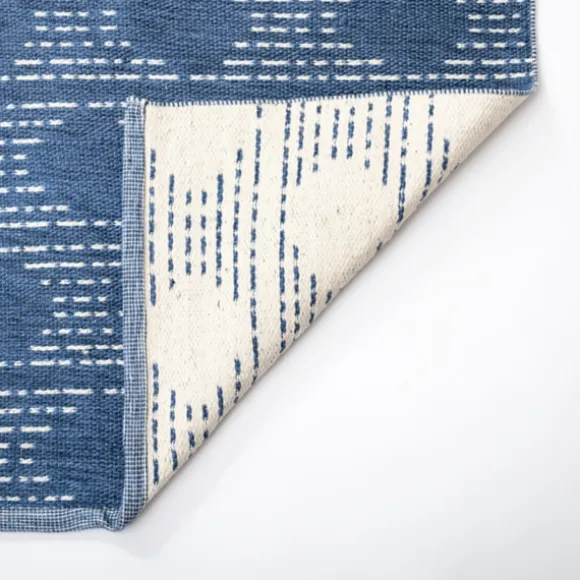 Kirkland's Home Outdoor Rugs-Indigo Shibori Outdoor Area Rug, 6X9