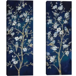Kirkland's Home Canvas Art-Indigo Spring I & Ii Canvas Art Prints, Set Of 2