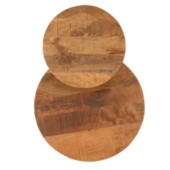 Kirkland's Home Accent & End Tables-Industrial Two-Tiered Gunmetal Accent Table