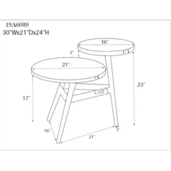 Kirkland's Home Accent & End Tables-Industrial Two-Tiered Gunmetal Accent Table