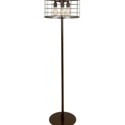 Kirkland's Home Floor Lamps-Industrial Wire Floor Lamp