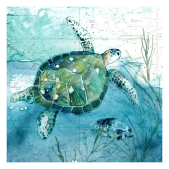 Kirkland's Home Canvas Art-Island Swim I Giclee Canvas Art Print