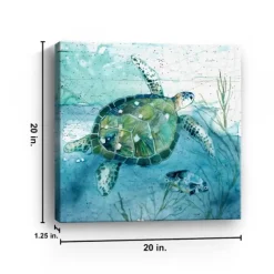 Kirkland's Home Canvas Art-Island Swim I Giclee Canvas Art Print