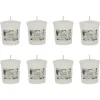 Kirkland's Home Candles-Jasmine Flower Votive Candles, Set Of 8