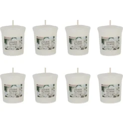 Kirkland's Home Candles-Jasmine Flower Votive Candles, Set Of 8
