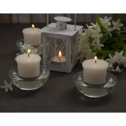 Kirkland's Home Candles-Jasmine Flower Votive Candles, Set Of 8