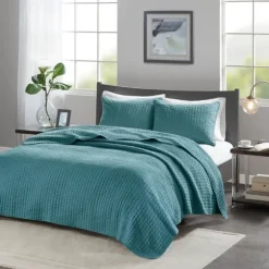 Kirkland's Home Bedspreads & Coverlets-Jaxson 3-Pc. Reversible King Coverlet Set