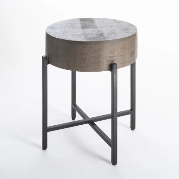 Kirkland's Home Accent & End Tables-Jodi Mango Wood Side Table