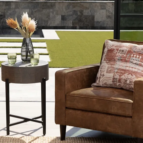 Kirkland's Home Accent & End Tables-Jodi Mango Wood Side Table