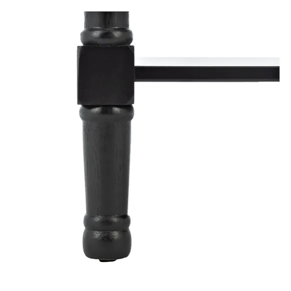 Kirkland's Home Accent & End Tables-Karson Carved Turned Legs Accent Table