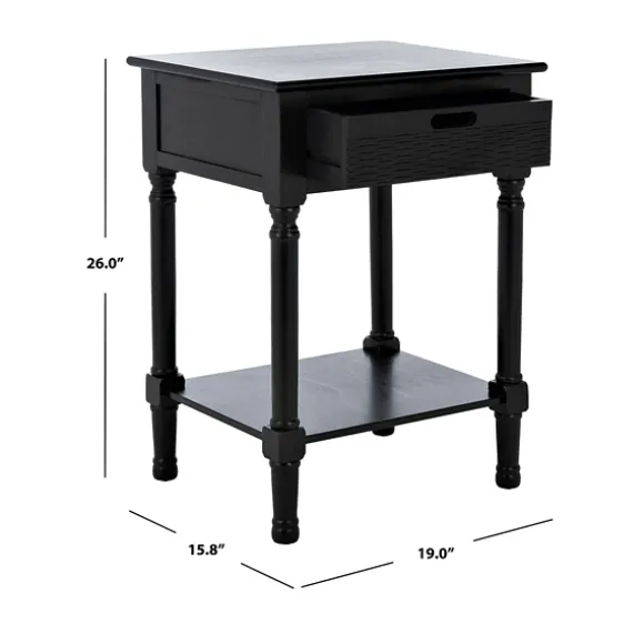Kirkland's Home Accent & End Tables-Karson Carved Turned Legs Accent Table