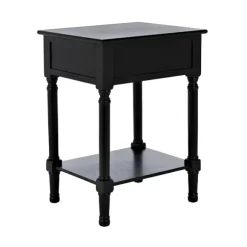 Kirkland's Home Accent & End Tables-Karson Carved Turned Legs Accent Table