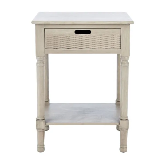 Kirkland's Home Accent & End Tables-Karson Carved Turned Legs Accent Table