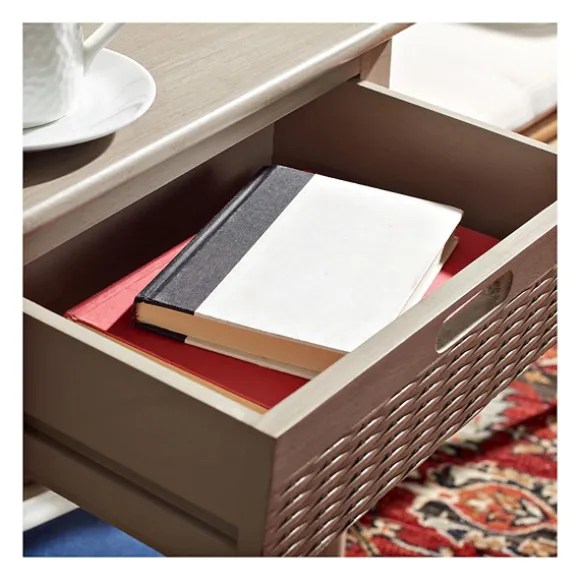 Kirkland's Home Accent & End Tables-Karson Carved Turned Legs Accent Table