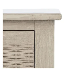 Kirkland's Home Accent & End Tables-Karson Carved Turned Legs Accent Table