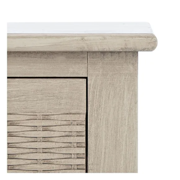 Kirkland's Home Accent & End Tables-Karson Carved Turned Legs Accent Table