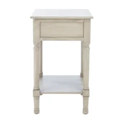 Kirkland's Home Accent & End Tables-Karson Carved Turned Legs Accent Table