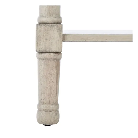 Kirkland's Home Accent & End Tables-Karson Carved Turned Legs Accent Table