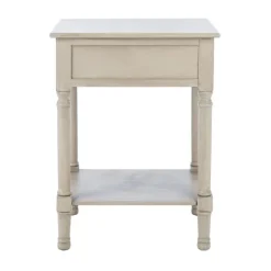 Kirkland's Home Accent & End Tables-Karson Carved Turned Legs Accent Table