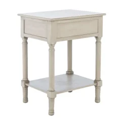 Kirkland's Home Accent & End Tables-Karson Carved Turned Legs Accent Table