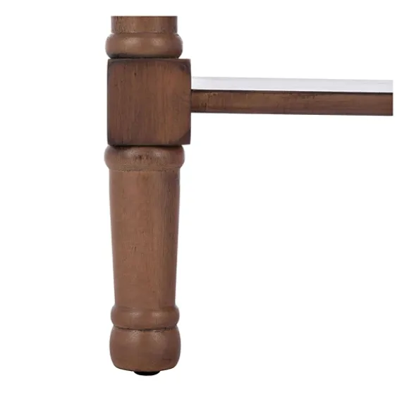 Kirkland's Home Accent & End Tables-Karson Carved Turned Legs Accent Table