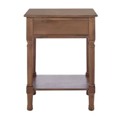 Kirkland's Home Accent & End Tables-Karson Carved Turned Legs Accent Table