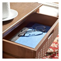 Kirkland's Home Accent & End Tables-Karson Carved Turned Legs Accent Table